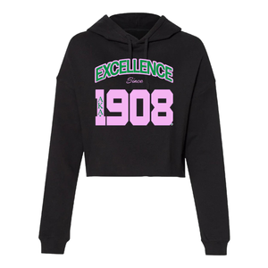Sudadera con Capucha Corta AKA Excellence para Mujer, Sudadera de Forro Polar, Color Negro Gris, Manga Larga, Estilo Casual - Product Image 1