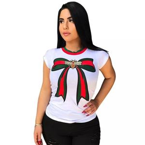 Camiseta de Verano para Mujer, Diseño Personalizado, Tejido Premium, Manga Corta, Corte Ajustado, Ecológica, Transpirable, de Alta Calidad - Product Image 6
