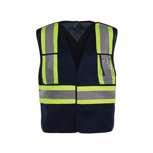 Professional Waterproof Reflective Utility Vest with LED Light and Front Zipper - Product Image 2