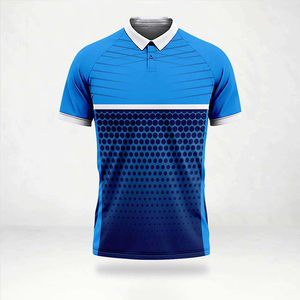 Camiseta de Cricket Profesional, Diseño Personalizado, Poliéster, Absorbe la Humedad, Transpirable, Ropa Deportiva, Tela de Poliéster de Secado Rápido y Duradera - Product Image 3
