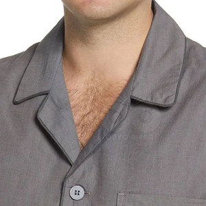 ชุดนอนผู้ชายคุณภาพสูง ผ้าฝ้ายนุ่ม แขนยาว สำหรับใส่ในบ้านทุกวัน - Product Image 3
