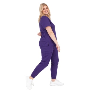 Women Healthcare Medical <b>Scrub</b> Top Shirt Lightweight Hospital Uniform Custom OEM Private Label Factory Manufacturer Keywords - Product Image 2