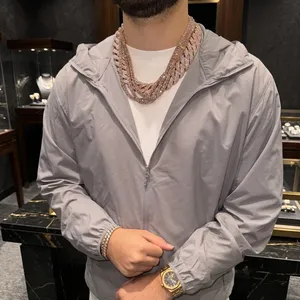 Solid <b>Gold</b> Rose <b>Gold</b> Lab Diamond <b>Tennis</b> <b>Necklace</b> Chain Hip Hop Style Everyday Wear IGI Certified CVD Jewelry Chain - Product Image 2