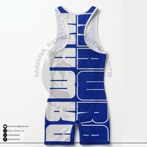 Singlet de Lucha Personalizado Mawra para Hombre, Sublimado, Transpirable, de Spandex, para Deportes de Contacto, Unisex - Product Image 4