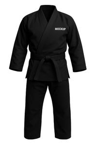 เครื่องแบบคาราเต้ชุดฝึกศิลปะการต่อสู้ผ้าฝ้ายแบบมืออาชีพชุดคาราเต้มีปกสีดำระบายอากาศได้สำหรับผู้ใหญ่ - Product Image 3