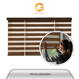Persianas Zebra Monobrown Marrón Oscuro ZB91143 137x183cm, Garantía del Mejor Proveedor, Superventas en Malasia, Calidad OEM para Hogar y Oficina, B2B - Product Image 4