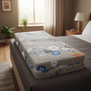 Matelas en mousse pliable Queen Size de 6 pouces, confortable, avec tissu matelassé, pour la maison, l'hôtel ou l'auberge - Product Image 3