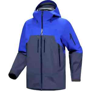 Veste de ski imperméable personnalisée de haute qualité avec col montant coupe-vent unisexe, manteau d'hiver imperméable et coupe-vent en gros - Product Image 6