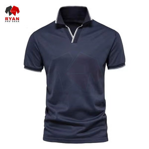 เสื้อโปโลแบบสวมหัวสำหรับผู้ชาย ดีไซน์พิเศษจาก Ryan Pro Gear พร้อมแผงโลโก้ที่ออกแบบเองได้ - Product Image 2