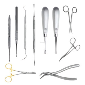 Juego de Instrumentos Quirúrgicos de Cirugía General, 10 Piezas, Reutilizables, de Acero Inoxidable Alemán, Instrumentos Manuales de Grado Médico - Product Image 4