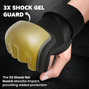 Vendas de boxeo para manos, guantes interiores para hombres y mujeres, correas rápidas de 80 cm para la muñeca, protección acolchada para los nudillos para Muay Thai y Kickboxing - Product Image 3