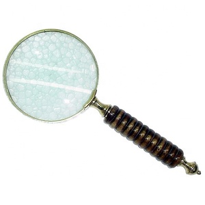 2025 Antique Design laiton oeil verre indien artisanat qualité loupe lecture outil Vintage Bronze couleur gros nouveau bois - Product Image 4