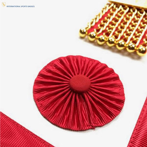 High Quality Embroidered Lambskin Masonic Regalia <b>Apron</b> with Elegant Trim Premium Materials & Lasting Durability - Product Image 4