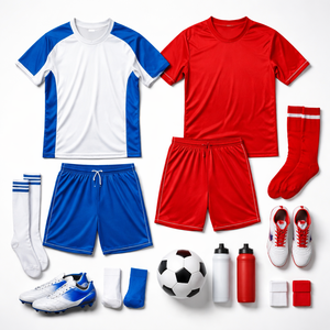 Kits de football respirants personnalisés en gros, fabricant OEM directement de l'usine - Achat en gros au prix d'usine, 100% polyester - Product Image 5