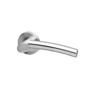 Manija de Puerta Moderna y Elegante de Acero Inoxidable Negro para Cocina, Personalizable, con Cerradura de Barra para Privacidad - Product Image 3