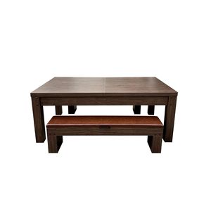 Tavolo Multifunzione 3-in-1 da 2,13 m: Tavolo da Pranzo, Biliardo e Ping Pong con Panche Integrate in un'Unica Unità Pratica - Product Image 4