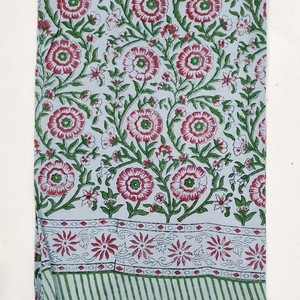 Beachwear Cotton Hand Blocked Printed <b>Beach</b> <b>Sarongs</b> in Multi Colour Women's Traditional <b>Sarong</b> All Seasons Daily Use - Product Image 3