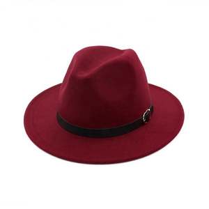 Chapeaux Fedora Classiques Pas Chers en Gros, à Large Bord, Design Plat, Bande en Similicuir, Doublure en Peluche pour Adultes, Idéaux pour Fêtes, Affaires, Décontracté ou Pêche - Product Image 2