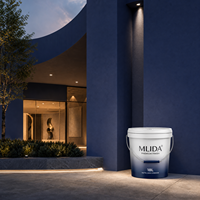 Peinture murale extérieure au latex imperméable à faible teneur en COV, respirante, résistante aux alcalis et aux intempéries pour grandes façades de bâtiments – Vente en gros