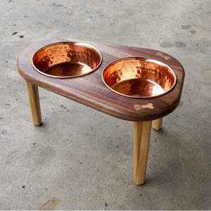 RR ENTERPRISES Handmade Wooden <b>Dog</b> <b>Bowl</b> India Origin for Pet Stores Promotional Pet Products Wholesale Available - Product Image 1