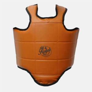 Venta al por mayor de alta calidad de cuero de primera calidad logotipo personalizado Protector de cuerpo protector de pecho protector de vientre MMA Kick Boxing Muay Thai - Product Image 1