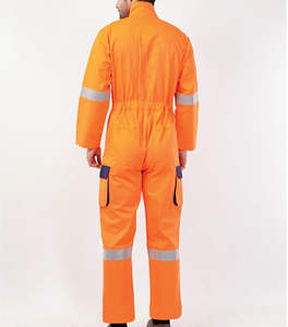 Overoles de Algodón Resistentes al Fuego y Transpirables con Certificación CE, Ropa de Trabajo de Seguridad Ignífuga con Tiras Reflectantes, Uniforme - Product Image 2