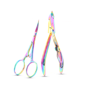High Precision Japanese Stainless Steel <b>Nail</b> Scissor & Cuticle Cutter Strong Hold Multi Color Pro Expert Beauty Tool - Product Image 3