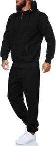 Conjunto Deportivo Unisex de Sudadera con Capucha y Pantalones Jogger, Traje de Forro Polar para Invierno, Logotipo Personalizado Impreso, Lavado Ácido, Ropa Deportiva Informal para Gimnasio, Venta al Por Mayor - Product Image 3