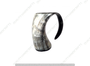 Nuevo diseño más vendido de cuerno vikingo para beber jarra de cerveza vikinga hecha con cuerno natural de la India por Quality Handicrafts - Product Image 5