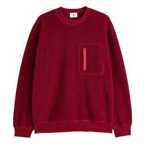 Personalizado 100% algodón de gran tamaño pesado pulóver cuello redondo sudadera de alta calidad ropa de calle chándal bordado estampado invierno - Product Image 1