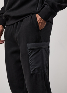 100% Cotton Sweatpants Jogger Custom Logo Plus Fleece Cotton Sweatpants High Quality Mans Jogging Pants - Product Image 5