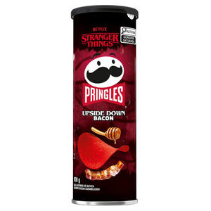 ราคาขายส่ง ขนมมันฝรั่งทอดกรอบรสเบคอน Stranger Things x Pringles Upside Down 100 กรัม รุ่นพิเศษ ของสะสม - Product Image 6