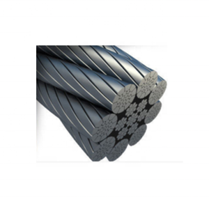 ลวดสลิงเหล็กชุบสังกะสี 6X26(WS)FC เหล็กกล้าคาร์บอนสูงอัดแน่น สำหรับการขึ้นรูปเย็น มาตรฐาน EN - Product Image 1