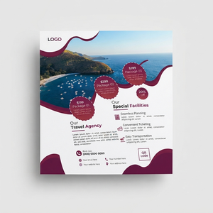 Plantilla de Diseño de Folletos Modernos con Diseño Geométrico y Tipografía Profesional para Uso en Marketing Empresarial - Product Image 4