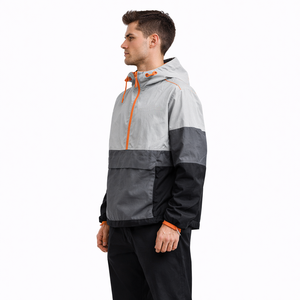 <b>Mens</b> Anorak <b>Jacket</b> Hooded Windbreaker Lightweight Streetwear Y2K <b>Pullover</b> Outdoor Outerwear Wholesale <b>Men's</b> <b>Jackets</b> - Product Image 3