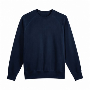เสื้อสเวตเชิ้ตผู้ชายทรงบ็อกซี่สีเขียวแบบโอเวอร์ไซส์ ผ้าเฟรนช์เทอร์รี่ถัก คอริบบ์ รุ่นใหม่ล่าสุด - Product Image 2