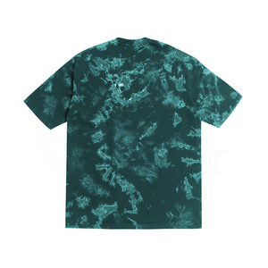 Camiseta de Manga Corta con Estampado Tie-Dye para Hombre, Cuello Redondo, Corte Regular, Tejido de Punto, Estilo Casual - Product Image 2