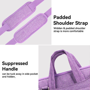 Sacs pour ordinateur portable de haute qualité, sacs à bandoulière personnalisés pour ordinateur portable en nylon, prix de gros, sac de sécurité pour ordinateur portable - Product Image 4