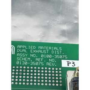 AMAT 0100-35075 Conjunto de PCB de escape dual - Equipo y piezas de semiconductores de confianza de la marca global legendaria - Product Image 5