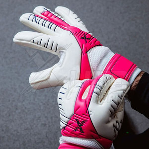 Vente directe usine Gants de football de marque personnalisables pour gardien de but, avec impression d'équipe, paume en latex à adhérence et dos flexible, pour usage extérieur de haute performance - Product Image 5
