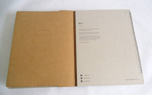 Cuaderno de cuero con papel de fibra de cáñamo, con ranura para bolígrafo y hermoso bolsillo para tarjetas de visita, para hombres y mujeres, para el trabajo, la oficina o la escuela. - Product Image 3