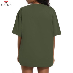 Camiseta Extra Grande de Verano para Mujer, 100% Algodón Ecológico, con Logotipo Personalizado y Diseño de Plumas - Product Image 4