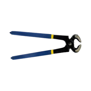 Cortador de Pezuñas Veterinario para Caballos, Reutilizable, con Cubeta de Acero Inoxidable, Herramienta Quirúrgica para Animales, Mango Azul con Raya Amarilla - Product Image 3