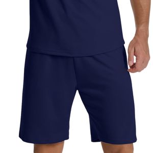 Conjunto de Pantalones Cortos Deportivos para Hombre, Estilo Urbano, Verano, Casual, 100% Algodón, Color Sólido, Ropa Deportiva Personalizada para Gimnasio, OEM ODM - Product Image 1
