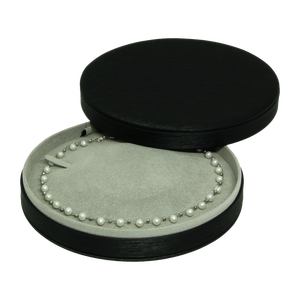 Serie 5920 ROUND – Collana nella scatola metallica rotonda | Scatola per collana Ø 190 × 30 mm - Product Image 2
