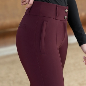 Pantalon d'équitation extensible 4 directions de haute qualité, leggings, collants, vêtements d'équitation en tissu technique au toucher doux - Product Image 6