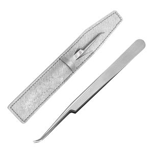 Pinces à extensions de cils de bonne qualité, en acier inoxydable, idéales pour les instruments de beauté personnels, pinces à cils. - Product Image 1