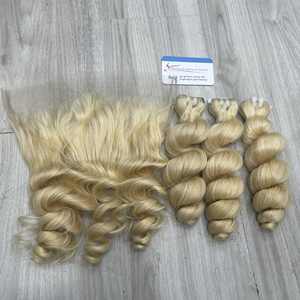 Precio al por Mayor, Cabello Humano Vietnamita 100%, Ondulado Profundo, Trama Suelta, Doble Trama, Extensiones de Cabello Virgen de Alta Calidad - Product Image 4