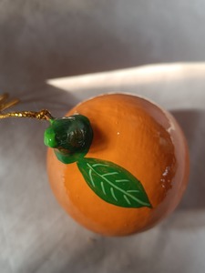 Adornos Colgantes de Navidad para Árbol de Navidad, en Forma de Frutas como Fresa, Piña y Naranja, de Cristal, Redondos, con Tamaño Personalizable - Product Image 3