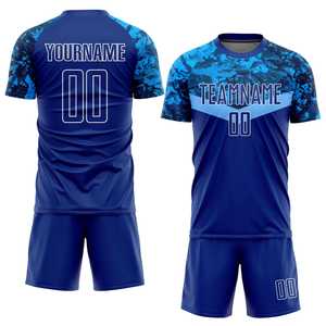 Uniformes de Fútbol Personalizados 2026 con Nombre y Número, Camisetas y Pantalones Cortos de Secado Rápido, Transpirables, Manga Corta, Ropa Deportiva - Product Image 1